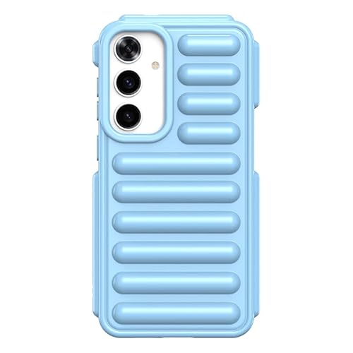Schutzhülle für Samsung Galaxy S24 Plus, kompatibel mit Samsung Galaxy S24 Plus, harte PC-Rückseite, Kapselschutz-Design, robuste, stoßfeste Handy-Stoßfängerabdeckung, Blau von Nikaque