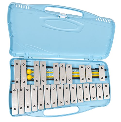 Angel AX25K Glockenspiel 25 Töne G2-G4 blau von ANGEL