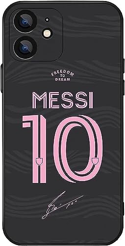 ZERMU Schutzhülle für iPhone 11, 15,5 cm (6,1 Zoll), Motiv: Löwe %l Mess%i Super Soccer Star Miam%i #10, modischer Vollschutz, weiches Silikon, TPU, Stoßdämpfung, Stoßfängerhülle von Nikitea