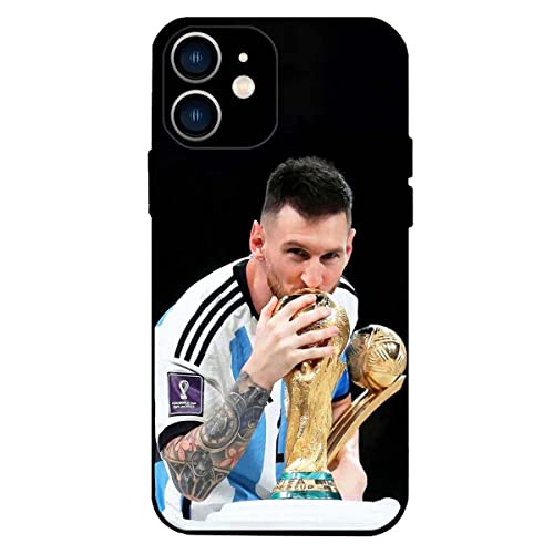 ZERMU Superstar Fashion Full Protection Soft Silikon TPU Stoßdämpfung Bumper Cover Case für iPhone 11 6,1 Zoll, Lionel Messi-10-Soccer-Argentinien Flagge von Nikitea