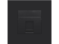 NIKO Abdeckung für Datenbuchse 1x RJ45, schwarz beschichtet von Niko