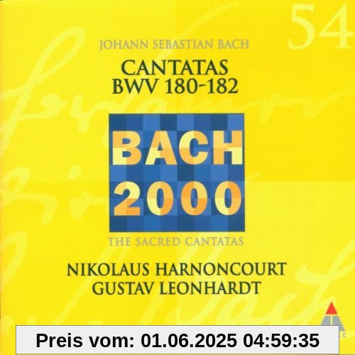 Bach 2000 (Kantaten BWV 180-182) von Nikolaus Harnoncourt