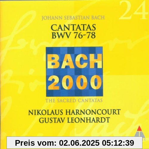 Bach 2000 (Kantaten BWV 76-78) von Nikolaus Harnoncourt