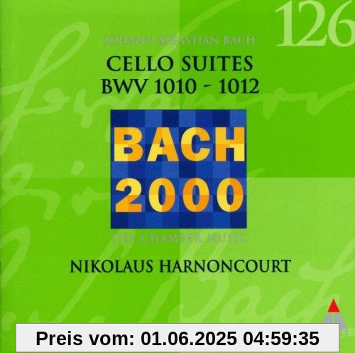 Bach 2000: Vol. 126 (Suiten für Violoncello solo Nr. 4-6) von Nikolaus Harnoncourt