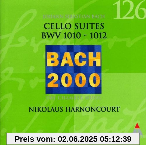 Bach 2000: Vol. 126 (Suiten für Violoncello solo Nr. 4-6) von Nikolaus Harnoncourt