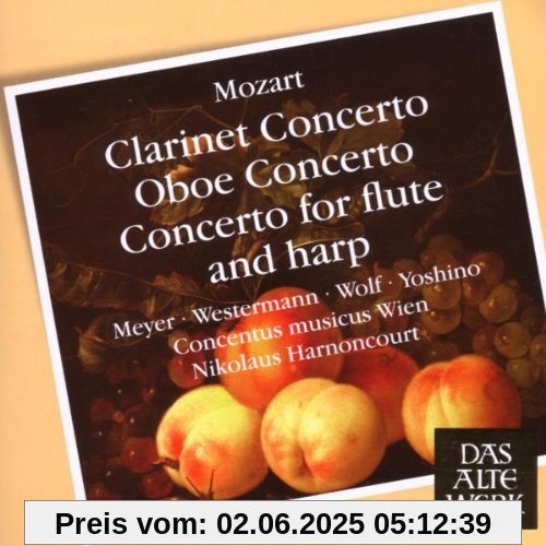 Clarinet Concerto/Oboe Concerto/Concert for Flute Clarinet Concerto/Oboe Concerto/Concert for Flute von Nikolaus Harnoncourt