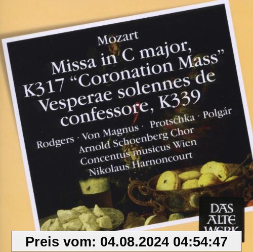 Coronation Mass (Krönungsmesse) / Missa in C major/ Vesperae solennes de Confessore, K339 von Nikolaus Harnoncourt