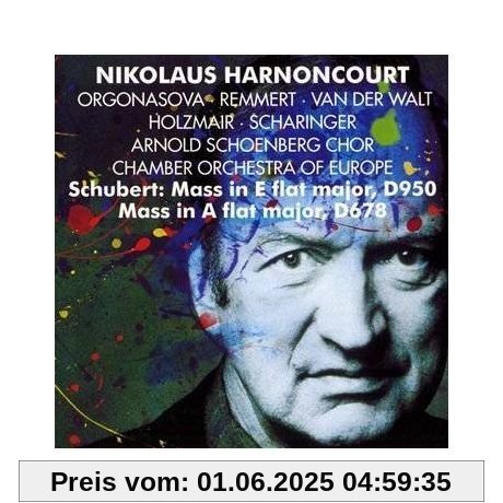 Masses 5in a Flat Major D678 & 6 in E Flat Major Masses 5in a Flat Major D678 & 6 in E Flat Major von Nikolaus Harnoncourt