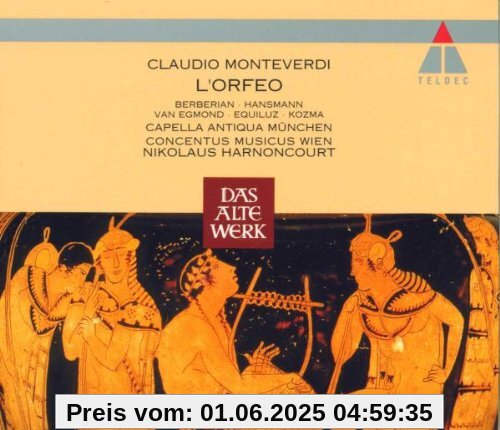 Monteverdi: L'Orfeo (Gesamtaufnahme(ital.)) von Nikolaus Harnoncourt