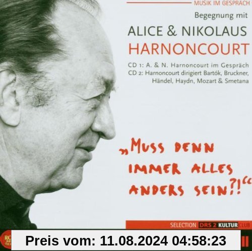 Parlando-Gespräch und Konzert von Nikolaus Harnoncourt