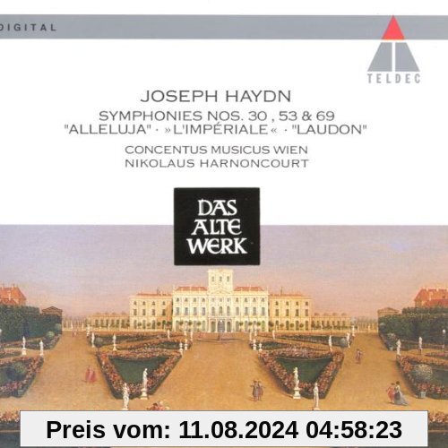 Sinfonien 30, 53, 69 von Nikolaus Harnoncourt