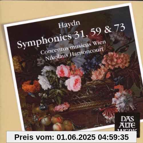 Sinfonien 31,59 & 73 Sinfonien 31,59 & 73 von Nikolaus Harnoncourt