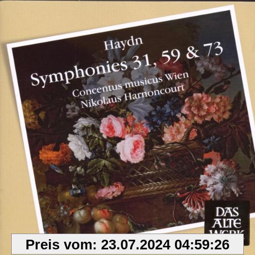 Sinfonien 31,59 & 73 von Nikolaus Harnoncourt