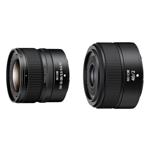 NIKON NIKKOR Z DX 12-28mm f/3.5-5.6 PZ VR & Z 40 mm 1:2.0 Schwarz von Nikon