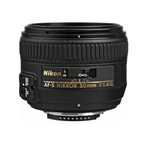Nikon 2180 AF-S Nikkor 50mm 1:1,4G Objektiv (58mm Filtergewinde) schwarz von Nikon