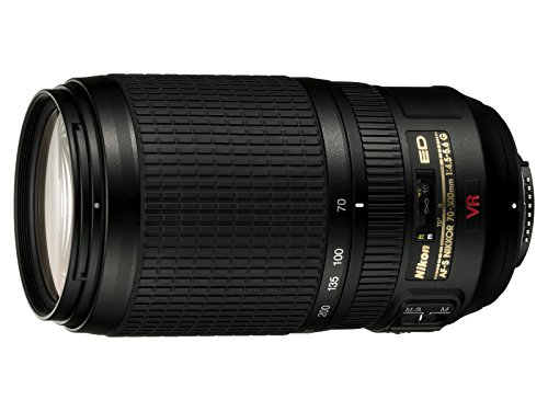 Nikon 70-300mm f-4 5.6G Zoom-Objektiv mit Autofokus für Nikon DSLR Kameras (generalüberholt) 2161-cr Schwarz von Nikon