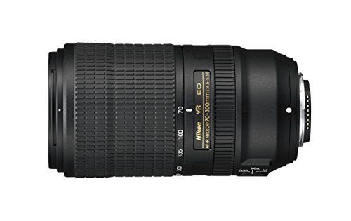 Nikon AF-P 70-300mm f/4.5-5.6E und VR Teleobjektiv für DSLR, Schwarz [Nitalkarte: - von Nikon