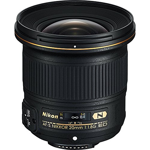 Nikon AF-S 20 mm 1:1,8 G ED Objektiv schwarz von Nikon