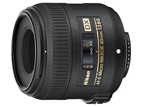 Nikon AF-S DX Micro NIKKOR 40mm f/2.8G Objektiv, schwarz [Nital Card: 4 Jahre Garantie] von Nikon
