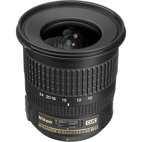 Nikon AF-S DX Nikkor 10-24mm 1:3,5-4,5G ED Objektiv (77 mm Filtergewinde) schwarz von Nikon