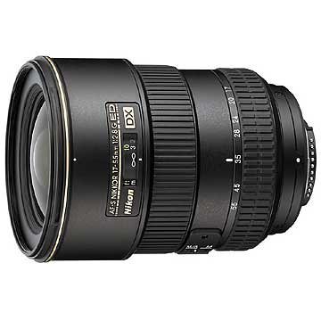 Nikon AF-S DX Zoom-Nikkor 17-55mm 1:2,8G IF-ED Objektiv (77mm Filtergewinde) (Generalüberholt) von Nikon