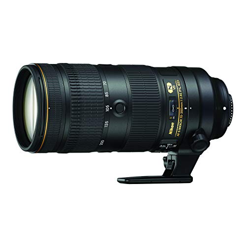 Nikon AF-S Nikkor 70-200 mm, 1:2.8E FL ED VR (inkl. HB-58 Gegenlichtblende mit CL-M2 Objektivbeutel) schwarz von Nikon