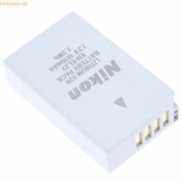 Nikon Akku für Nikon 1 S2 Li-Ion 7,2 Volt 1010 mAh grau Nikon Akku für Nikon 1 S2 Li-Ion 7,2 Volt 1010 mAh grau von Nikon