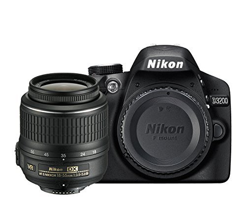 Nikon D3200 Digital SLR with 18-55mm VR II Lens Kit - Black (24.2 MP) 3.0 inch LCD (Certified Refurbished) von Nikon