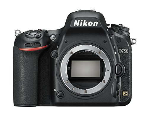 Nikon D750 SLR-Digitalkamera (24,3 Megapixel, 8,1 cm (3,2 Zoll) Display, HDMI, USB 2.0) nur Gehäuse schwarz (Generalüberholt) von Nikon