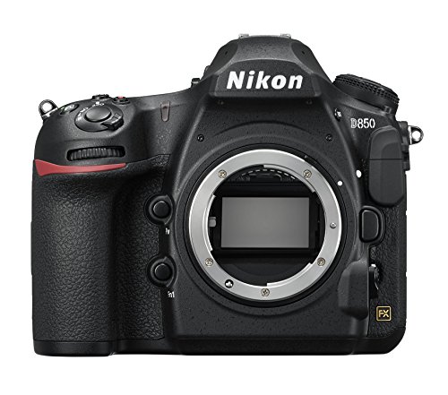 Nikon D850 Vollformat Digital SLR Kamera (45,4 MP, 4K UHD Video incl. Zeitlupenfunktion, EXPEED 6-Prozessor, 3,2 Zoll/8 cm neigbarer Touch-Monitor mit 2,4 Mill. Bildpunkten, WiFi und NFC, SnapBridge) von Nikon
