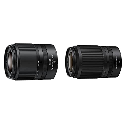 Nikon NIKKOR Z DX 18-140mm 1:3,5-6.3 VR, Schwarz, JMA713DA & Nikkor Z DX 50-250mm f/4.5-6.3 VR von Nikon