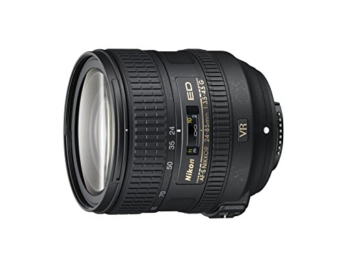 Nikon Nikkor AF-S Objektiv 24-85 mm 1: 3,5-4,5G ED VR, Schwarz [Nital Card: 4 Jahre Garantie] von Nikon