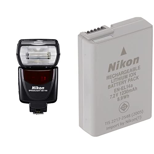 Nikon SB-700 Blitzgerät SLR-Digitalkameras & EN-EL14a Lithium-Ionen Akku von Nikon