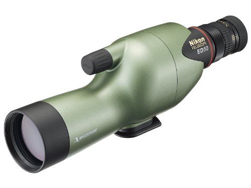 Nikon Spektiv (Fieldscope) ED 50 Beobachtungs-Fernrohr grün perlglanz (ohne Okular) von Nikon