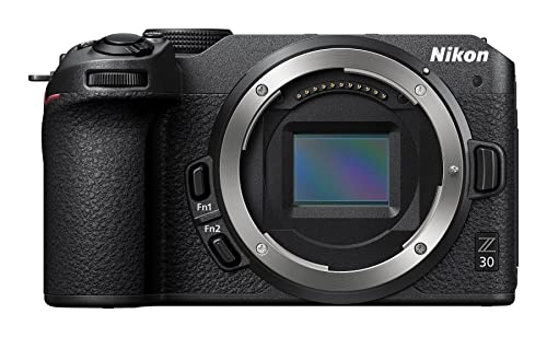Nikon Z 30 Body (20,9 MP, 11 Bilder Pro Sekunde, Hybrid-AF Mit Fokus-Assistent, ISO 100-51.200, 4K UHD Video Mit Bis Zu 125 Minuten Länge) Schwarz von Nikon