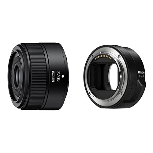 Nikon Z 40 mm 1:2.0 Schwarz & FTZ II (Adapter für F Objektive auf Z-Mount Kameras) von Nikon