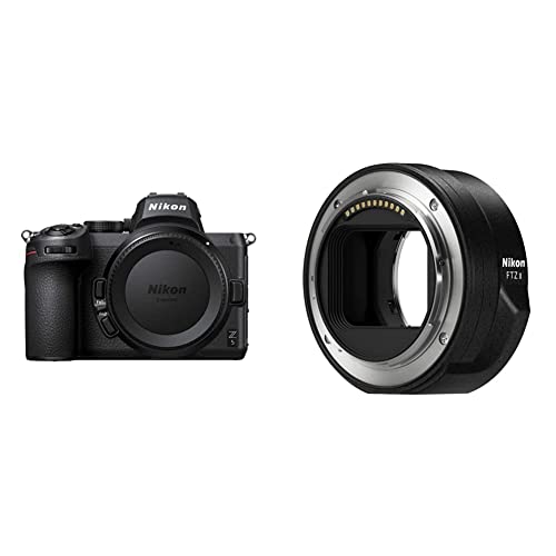 Nikon Z 5 Spiegellose Vollformat-Kamera + NIKON FTZ II (Adapter für F-Mount Objektive auf Z-Mount Kameras) von Nikon