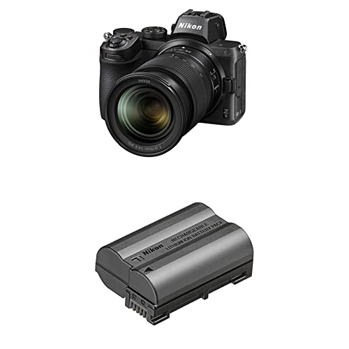 Nikon Z 5 Spiegellose Vollformat-Kamera mit Nikon 24-70mm 1:4,0 S (24,3 MP, Hybrid-AF mit 273 Messfeldern, 5-Achsen-Bildstabilisator, 4K UHD Video, doppeltes Kartenfach) + EN-EL15c Akku von Nikon