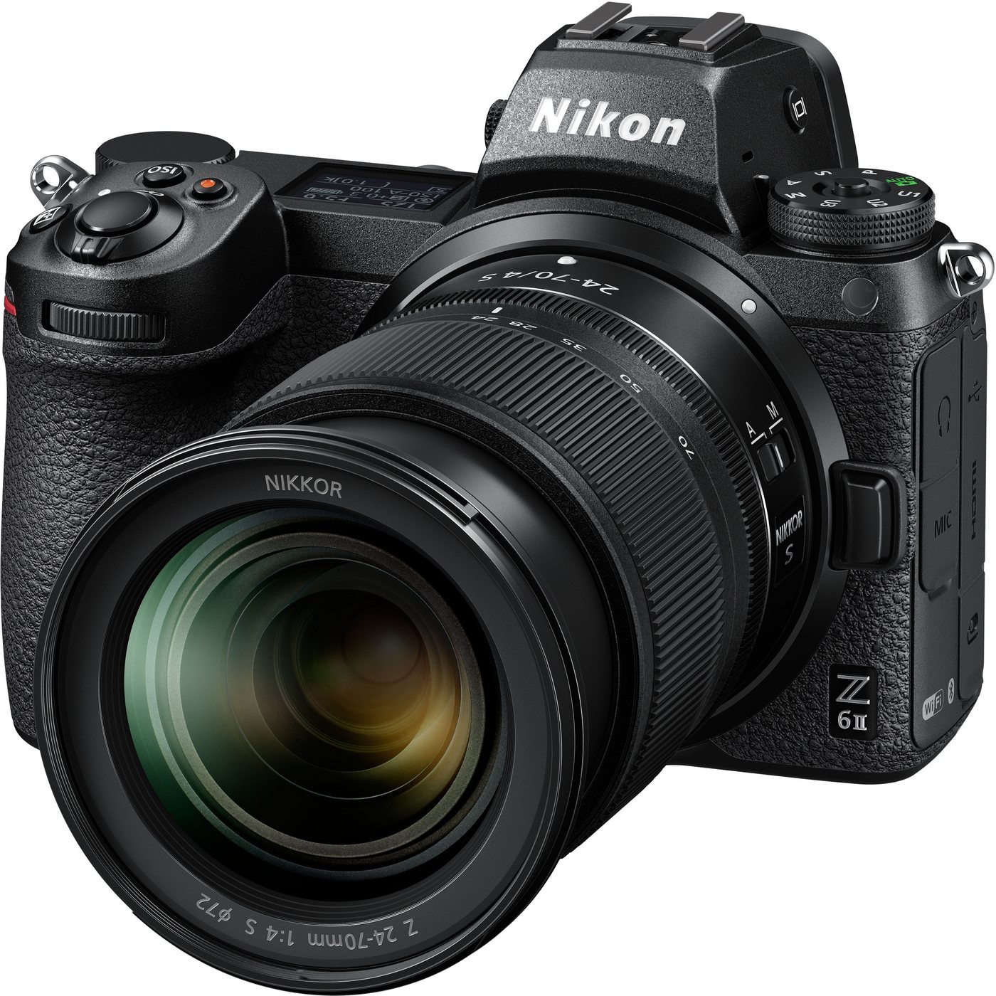 Nikon Z 6II KIT 24-70 mm 1:4 S Systemkamera (NIKKOR Z 24–70 mm 1:4 S, 24,5 MP, Bluetooth, WLAN (Wi-Fi) von Nikon
