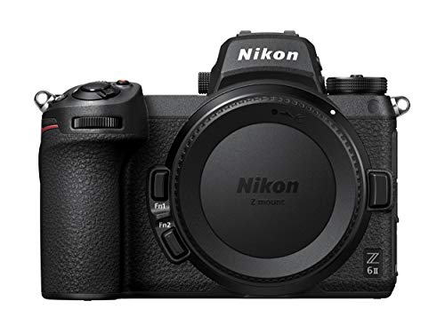 Nikon Z 6II Spiegellose Vollformat-Kamera (24,5 MP, 14 Bilder pro Sekunde, Hybrid-AF, 2 EXPEED-Prozessoren, doppeltes Speicherkartenfach, 4K UHD Video mit 10-Bit-HDMI-Ausgabe) von Nikon