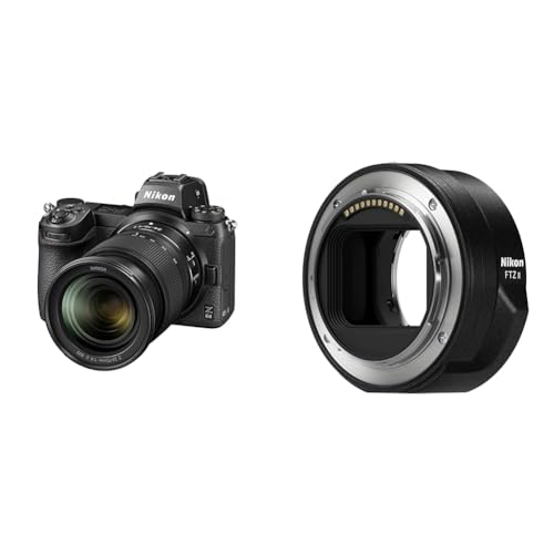Nikon Z 6II Spiegellose Vollformat-Kamera mit Nikon 24-70mm 1:4 S + NIKON FTZ II (Adapter für F-Mount Objektive auf Z-Mount Kameras) von Nikon