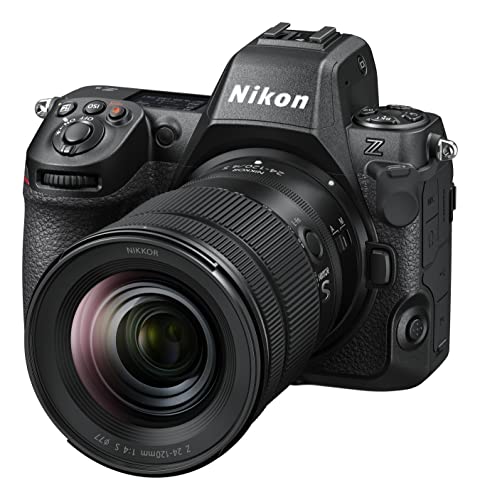 Nikon Z 8 Kit NIKKOR Z 24-120mm f/4 (Vollformat Systemkamera für Foto- und Videografie, 45.7 MP gestapelter CMOS-Sensor, 2 Kartenfächer, 8k RAW Video, bis zu 120 Bilder pro Sek., 493 AF-Messfelder) von Nikon