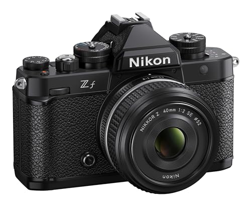 Nikon Z f Kit Nikkor Z 40mm 1:2.0 Spez. Edition Vollformatkamera, 24.4MP, 4k Video, Pixel Shift, Gehäuse mit Magnesiumlegierung, Neig- und drehbarer Touch-Monitor von Nikon