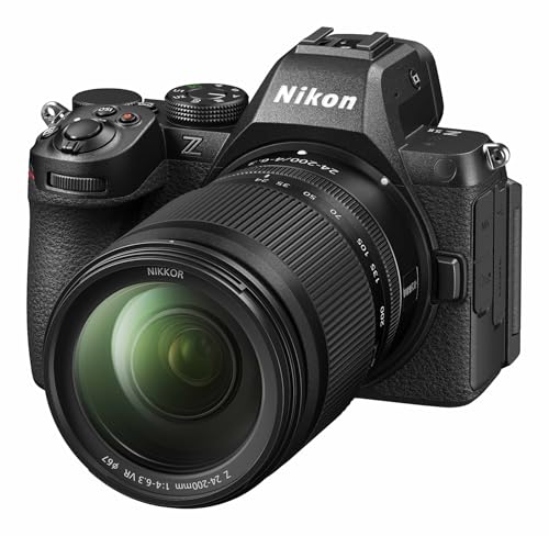 Nikon Z5II Kit Z 24-200 mm 1:4-6.3 VR (Vollformat, 24.5MP, Sensor-Shift-Bildstabilisator (5 Achsen), Motiverkennung, 3D Tracking, kostenloser Cloudservice) von Nikon