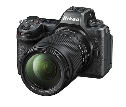 Nikon Z6III Kit Z 24-200mm 1:4-6.3VR (teilw. gestapelter CMOS Sensor,6k RAW-Video,bis 120 Bilder/Sek.,elektr.Sucher (5.7MP),neig- und drehbarer Monitor,bis -10 Grad) von Nikon