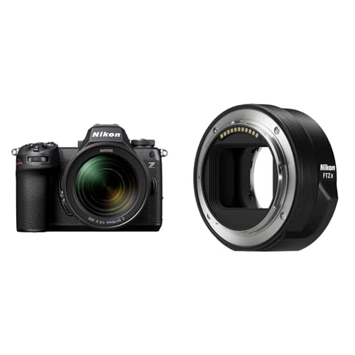 Nikon Z 6III + Z 24-70mm + FTZ II - Schwarz - Vollformatkamera mit 24,5 MP und 120 fps - Standardzoomobjektiv 24-70mm - Autofokus und Auto-Belichtung für F-Objektive von Nikon