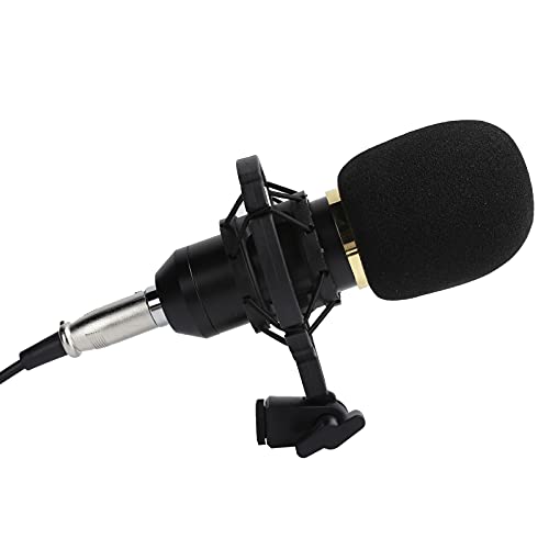 Nikou Mikrofon-Kondensator Computer Streaming Broadcasting Singing Device BM800 Recording Kit USB-Mikrofon mit Shock Mount für Live-Übertragung von Nikou