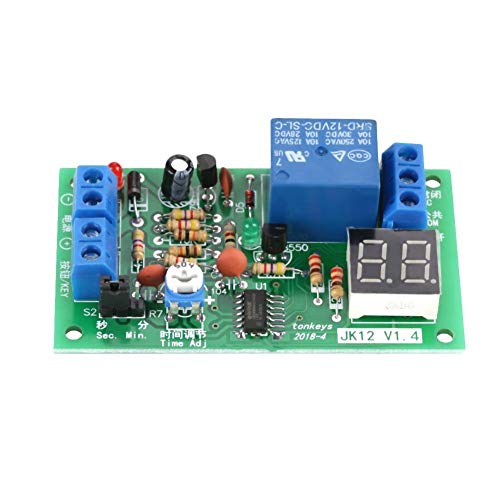 Nikou Timer Relaismodul, DC12V LED-Anzeige Countdown Zeitschaltuhr Timing Timer Verzögerung Relais Ausschaltrelais Schaltmodul Ausschalten Nikou Timer Relaismodul, DC12V LED-Anzeige Countdown Zeitschaltuhr Timing Timer Verzögerung Relais Ausschaltrelais Schaltmodul Ausschalten von Nikou