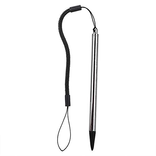 Nikou Touchscreen Stift -Resistiver Stift mit Federschnur für POS PDA Navigator Handy Resistiver Stift Eingabestift fur PDA Navigator (Silber) von Nikou