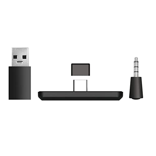Nikou PS4 Bluetooth Adapter, Wireless PS5 Bluetooth 5.0 Audio Empfänger Sender PC Spiel Musik Adapter für Kopfhörer von Nikou